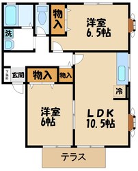 ラベルメゾン２の物件間取画像